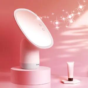 뷰센스 LED 가습기 겸용 화장거울 BS271-DL 스탠드형 탁상 메이크업 조명 거울