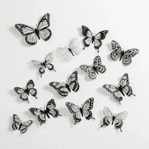 3D 입체 나비 데코 스티커 30개입 벽장식 다용도 스티커