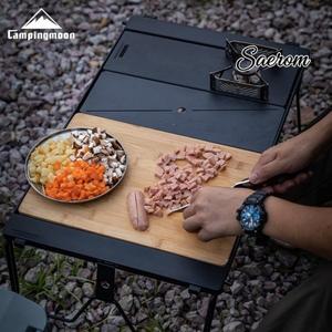 천연 대나무 및 목재 반제품 테이블 보드 캠핑 IGT 야외 양면 사용 가능 도마