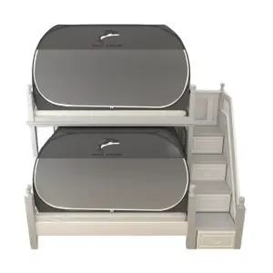 모기장 텐트 기숙사 침대 암막 난방 보온 이층 사각 방충망 거실용