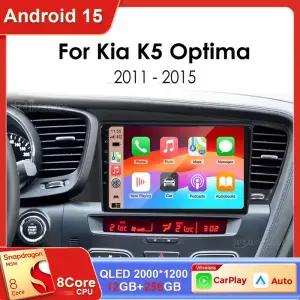 기아 옵티마 3 K5 TF T 2010 2011 2012 2013 2014 2015용 안드로이드 15 카 라디오 네비게이션 GPS