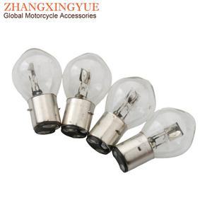 4Pcs BA20D 12V 45 W 40W 전조등 헤드 라이트 전구 스쿠터 바이크 오토바이 카트 ATV 50cc 100cc 125cc