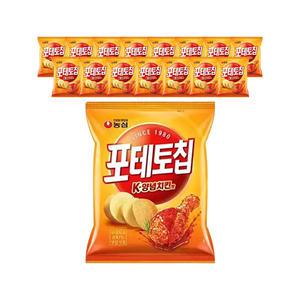 농심 포테토칩 K-양념치킨맛 50g, 16개