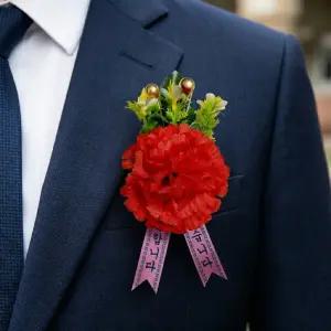 어버이날 스승의날 카네이션 코사지 금년도신제품 J1 B형 부토니에 단체행사 선물 어린이집