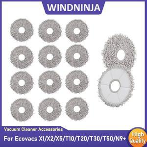 ECOVACS 디봇 X1 옴니 X2 T30 프로 T5 T10 T20 콤보 로봇 청소기 부품용  천 패드