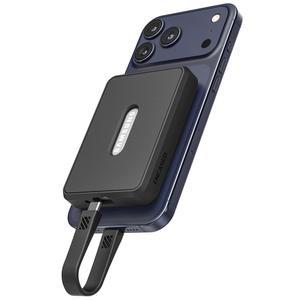 [미국배송] 고속(10GBPS) 데이터 전송 케이블이 장착된 삼성호환 T7 휴대용 SSD용 케이스(1TB/2TB/4TB 용량에 적합) - MAGSAFE(블랙)와 호환 가능