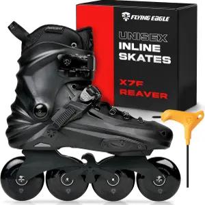플라잉 이글 X7F 리버 인라인 스케이트 어반 프로페셔널 롤러 아웃도어 스케이트화 남녀용 스피드