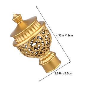 호환 10개입 커튼 로드 엔드 캡 유럽 스타일 장식용 창문 헤드 모던 홈 인테리어 로마 디자인