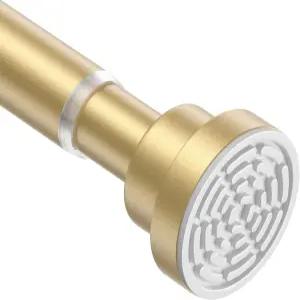 텐션 커튼 로드 30~49인치 금 조절 가능한 스프링 7/8인치 창문 침실 옷장 출입구 문을 위한 드릴 없음