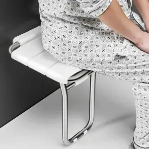 벽부착샤워의자 접이식 안전손잡이 노인욕실의자 간병의자 미끄럼방지 요