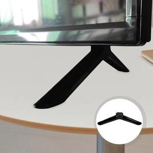 연결브라켓 새로운 범용 TV 베이스 스탠드 다리 나사 포함 검정색 텔레비전 탁상용 발판 조절식 하드웨어 침실용