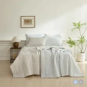 [롯데백화점]박홍근홈패션 오르떼 시어서커 여름 차렵패드세트 퀸(Q)