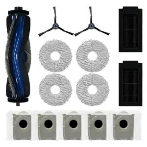 에코백스 T50 Pro Omni 디봇 프로 옴니 호환 소모품 물걸레 필터 더스트백 브러쉬 먼지봉투 패키지 SET