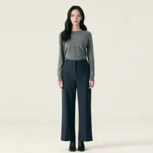 (스타필드 안성 로엠) 올데이슬랙스 사방스판 스트레이트 밴딩슬랙스 숏ver._RMTWF4VR15