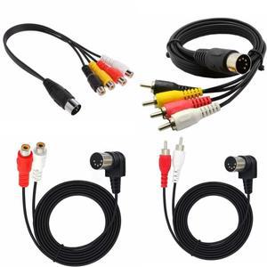 5Pin DIN 남성 케이블-Naim 쿼드 스테레오 시스템 용 4 RCA 플러그 오디오 5 핀 최신 0.5m