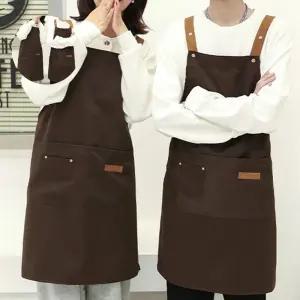 카페 바리스타 공방 방수 스트랩 H형 앞치마 주방