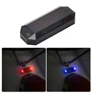 자동차 Y2J2P5L7 LED 경광등 라이트 바이크 태양열 충전 경고등 자전거 오토바이