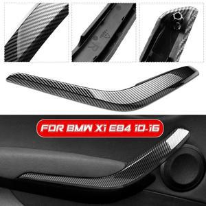 2pc 왼쪽 오른쪽 자동차 인테리어 도어 핸들 BMW X1 E84 10-16 내부 패널 바 당겨 트림 커버 전면 후면