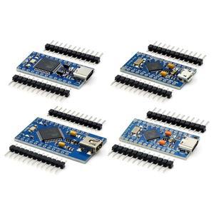 마이크로/미니/TYPE-C USB 프로 마이크로 arduino ATmega32U4 5V/16MHz 모듈 2 행 핀 헤더 레오나르도