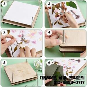 나무 꽃 압화 키트 9.7 x 인치 8층 식물 보존 DIY 예술 제작