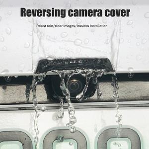 2개입 자동차 후방 카메라 레인 커버 쉴드 방수 보호기 액세서리 일상용