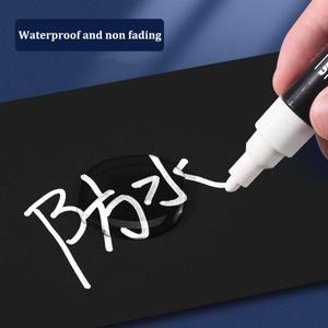 유니 포스카 아크릴 화이트 형광펜 마커 펜 PC-1M/3M/5M/8K/17K 유리 플라스틱 금속 목재 세라믹용 페인트