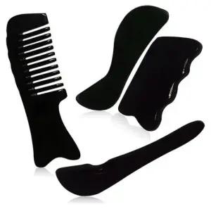 괄사마사지 괄사 얼굴 팔 승모근 다리 마사지 도구 물소뿔 순환