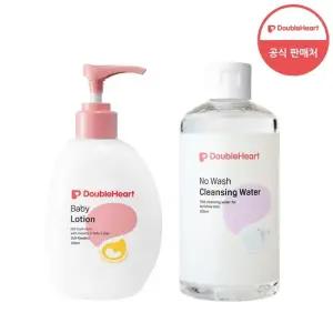베이비 스킨케어 노워시 클랜징워터 300ml + 베이비 로션 250ml