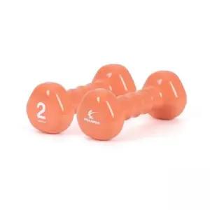 아이워너 덤벨 삼각 아령 2kg 밀키오렌지 근력 헬스 웨이트