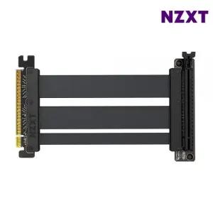 NZXT 그래픽카드 수직장착 PCIe 4.0x16 Riser Cable 200mm 블.랙