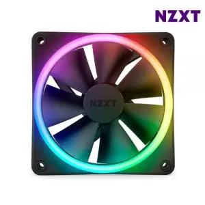 NZXT 쿨링팬 LED 팬 케이스쿨러 냉각 F120 RGB DUO 블.랙