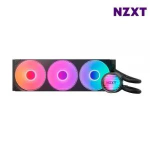 NZXT CPU 수냉쿨러 게임용 조용한 KRAKEN CORE 360 RGB 블.랙