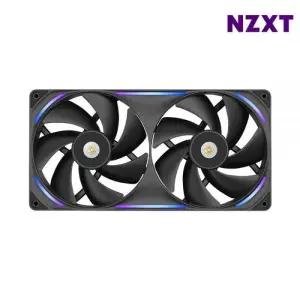 NZXT PC 쿨링팬 케이스팬 컴퓨터 냉각 F280X 블.랙 일체형
