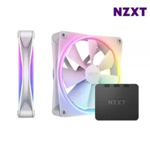 NZXT 쿨러 저소음 쿨링 F140 RGB DUO 화이트2P + 컨트롤러