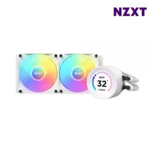 NZXT CPU쿨러 쿨링 수냉쿨러 KRAKEN 240 ELITE RGB 화이트