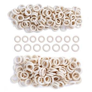 대형 고무 링 새끼 돼지 양 꼬리 절단 거세 서클 농장 동물 호환 액세서리 100개