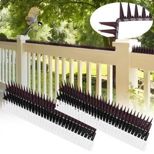 10/1개입 새 퇴치용 호환 플라스틱 스파이크 울타리 벽용 호환 비둘기/고양이 방지 도구 정원 난간/지붕용