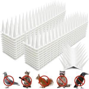 울타리 벽면 방지 스파이크 플라스틱 조류 퇴치 발코니 처마 창틀 새 고양이 가시 날개형