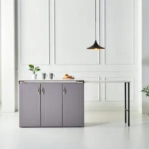 [인터데코]좁은공간 인출식 확장형 수납 식탁 조리대 P0000BNG