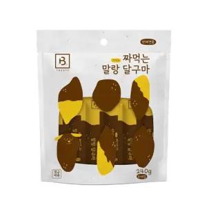 브리더랩 짜먹는 말랑 달구마 240g스틱간식 파우치 짜먹는고구마