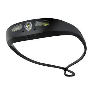 디제이디 LED 충전식 가벼운 캠핑 등산 센서 헤드랜턴