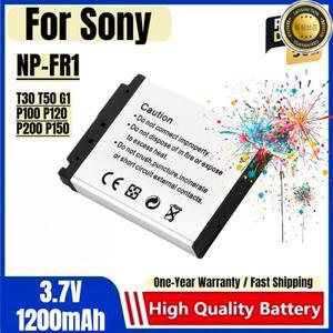 소니 T30 G1 P100 카메라 배터리용 NP-FR1 3.7V 1200mAh 충전식 및