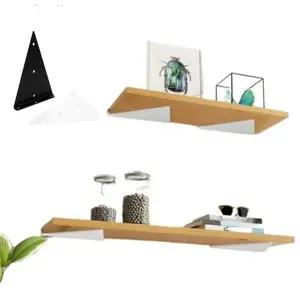 벽 선반 지지대 무지주 철제 ㄱ자 벽 선반 브라켓 다용도 고정 공간활용 인테리어 벽걸이 받침대 장식 걸이