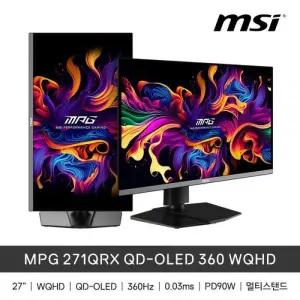 MSI 게이밍 모니터 멀티 QD-OLED 360Hz WQHD MPG 271QRX