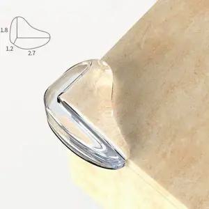 투명 모서리 보호 어린이 실리콘 아기 모서리 보호 캡 안전 가드 베이비 미끄럼 가정 흡수 아동 커버 유아