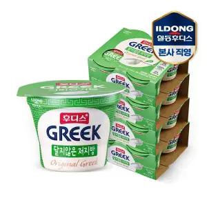 후디스 그릭요거트 달지않은 저지방 80g 16개