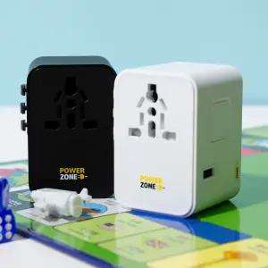 파워존 초고속 35W 여행용 USB 멀티 어댑터 해외여행 멀티탭 일본 콘센트 트래블 중국 호주 유럽