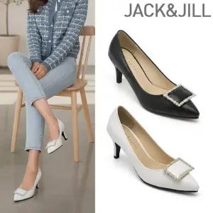 [잭앤질]잭앤질 볼륨스퀘어 샤인 블라썸 스틸레토 힐(JA6203)