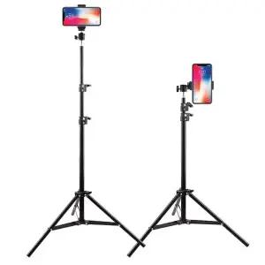 [셀러에이드]긴 방송 촬영 삼각대 대형 거치대 볼헤드 스마트폰 카메라