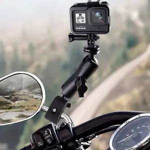 [셀러에이드]오토바이 핸들 거치대 마운트 액션캠 카메라 고프로 인스타360 호환